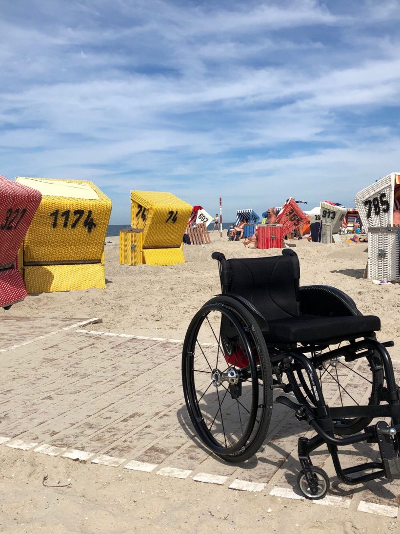 Langeoog mit Rollstuhl und Handicap