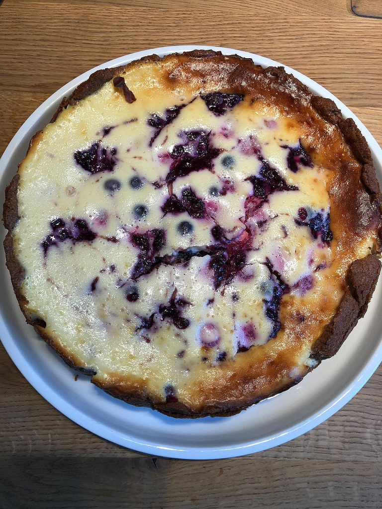 Blaubeer Käsekuchen 