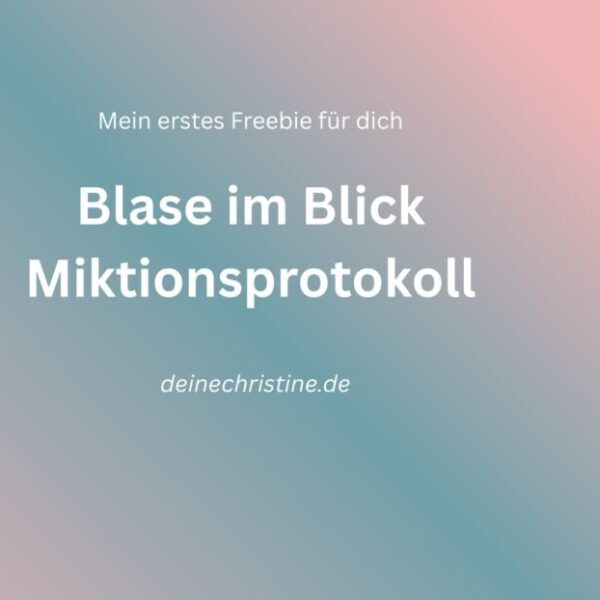 Miktionsprotokoll - kostenloses PDF- Download