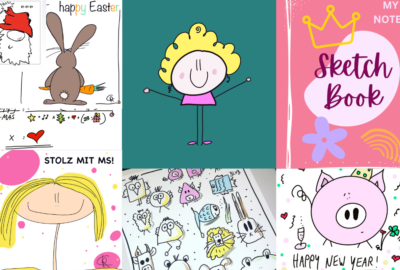 Hobby mit MS – Sketchnotes, Zeichnungen und meine kleine Puppe